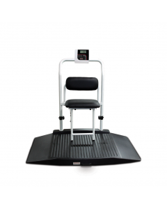 Dual Ramp Wheelchair Platform Scale with Seat 