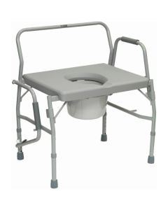 Bariatric Drop-Arm Commode 650 lbs. 