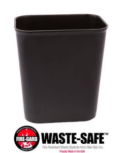 Fire-Resistant Wastebasket 