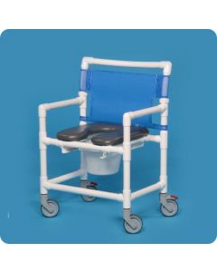 24" Shower Chair with Pail 