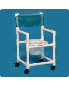18" Shower Chair with Pail 